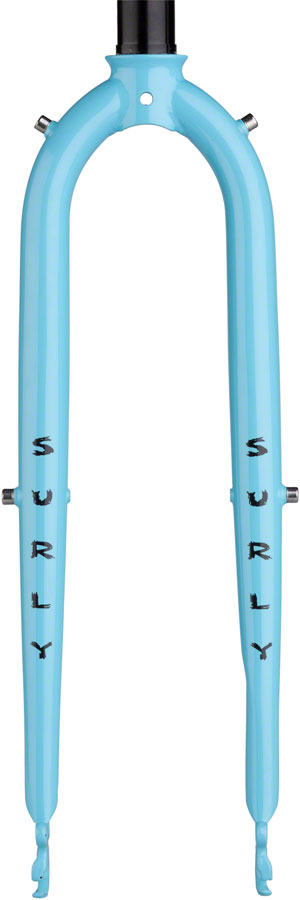 Load image into Gallery viewer, Surly Preamble 650b Fork 9x100mm QR 1-1/8" Straight Steerer Steel Skyrim Blue
