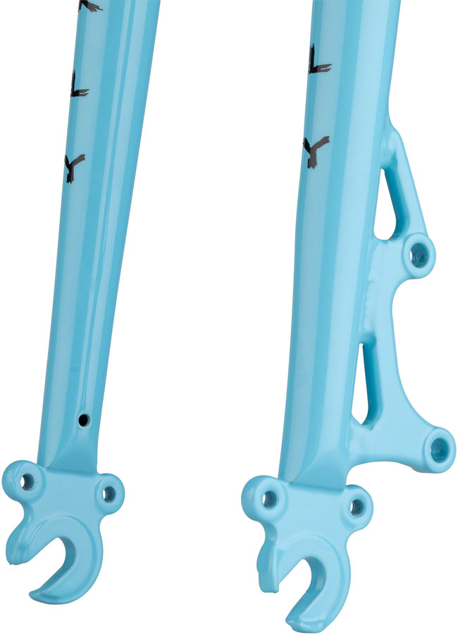 Load image into Gallery viewer, Surly Preamble 700c Fork 9x100mm QR 1-1/8" Straight Steerer Steel Skyrim Blue
