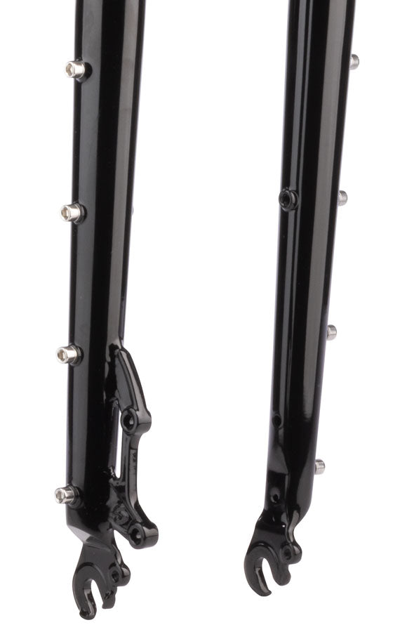 Load image into Gallery viewer, Surly Cocktail Fork - 27.5" / 29" QRx100mm 1-1/8" Straight Steerer 445mm Axle To Crown Steel BLK
