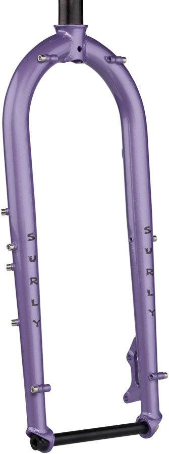 Load image into Gallery viewer, Surly Ice Cream Truck Fork - 26" 15x150mm Thru-Axle 1-1/8" Straight Steerer Steel Taro Milk Tea
