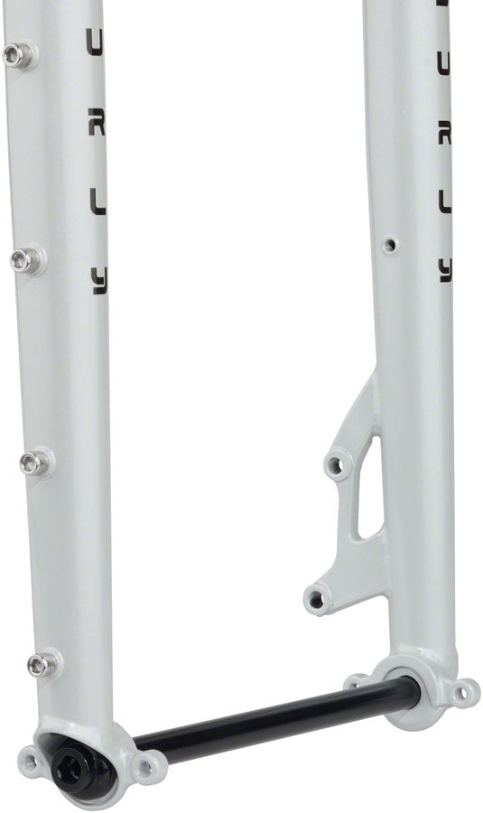Load image into Gallery viewer, Surly Moonlander Fork - 24" Steel 12 x 197mm 1-1/8" Straight Steerer Lunar Dust Gray
