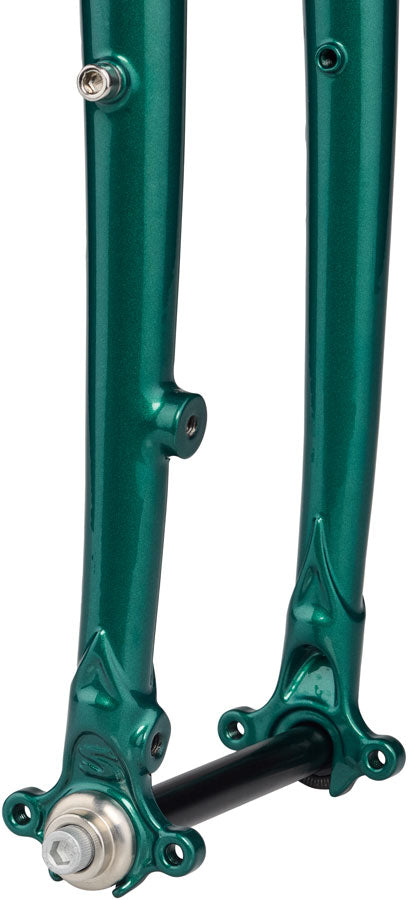Load image into Gallery viewer, Surly Straggler Thru-Axle Fork - 700c 410mm 1-1/8" Straight Steerer Steel Subtropic Algae

