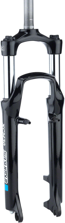 Load image into Gallery viewer, SR Suntour XCM Suspension Fork - 26" 1" Threadless Steerer 100mm Rim Disc BLK
