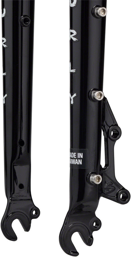 Load image into Gallery viewer, Surly Cocktail Fork - 27.5" QRx100mm 1-1/8" Straight Steerer 420mm Axle To Crown Steel BLK

