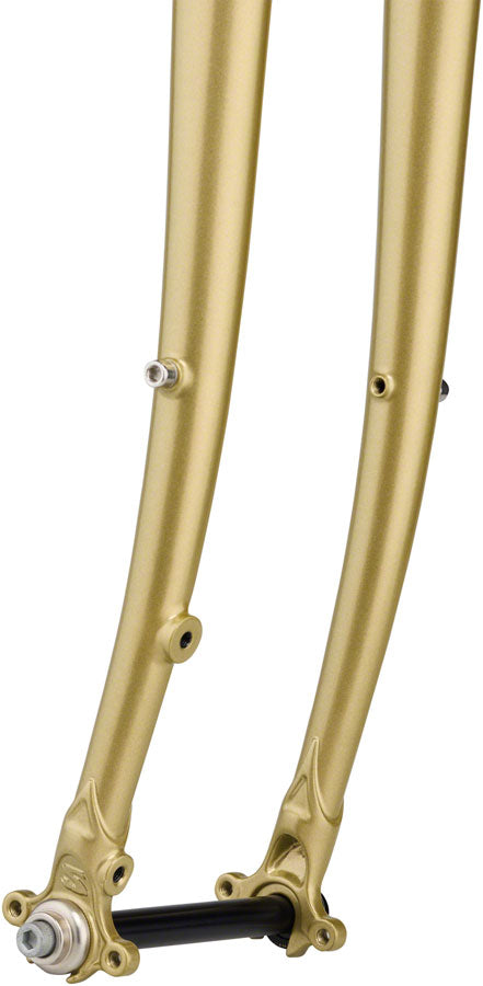 Load image into Gallery viewer, Surly Midnight Special Fork - 650b/700c 12x100mm Thru-Axle 1-1/8" Straight Steerer Steel 40mm Offset Fool's Gold
