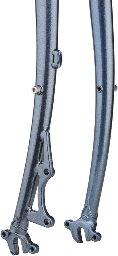Load image into Gallery viewer, Surly Straggler Fork - 650b QRx100mm 1-1/8" Straight Steerer 380mm Axle To Crown Steel Cold Steel Blue
