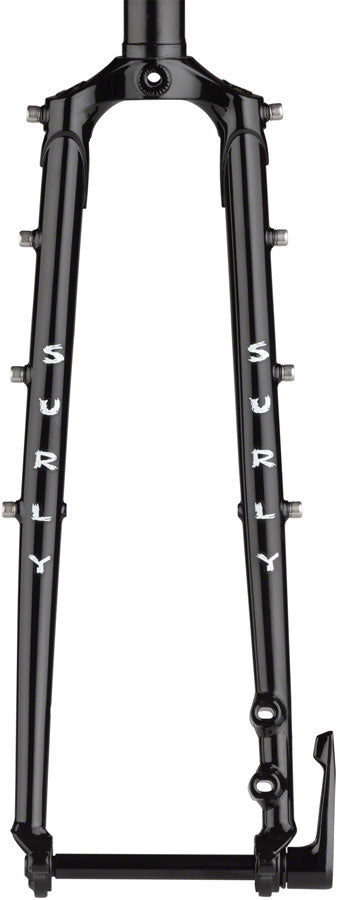 Load image into Gallery viewer, Surly Disc Trucker Fork - 26" 1-1/8" Straight 100x12 mm Thru-Axle Steel Disc BLK
