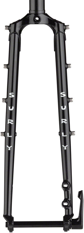Load image into Gallery viewer, Surly Disc Trucker Fork - 700c 1-1/8" Straight 100x12 mm Thru-Axle Steel Disc BLK
