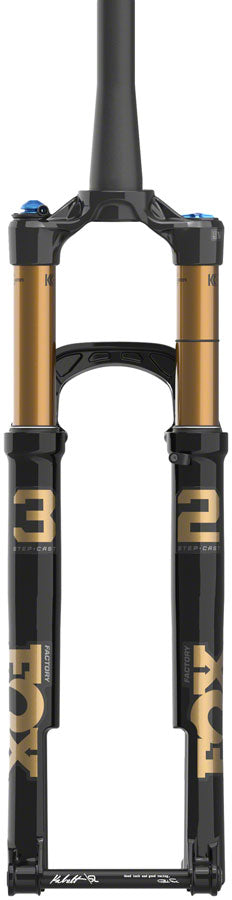 Load image into Gallery viewer, FOX 32 Step-Cast Factory Suspension Fork - 29" 100 mm 15 x 110 mm Kabolt SL 44mm Offset GRIP SL Damper Push-Lock Shiny BLK
