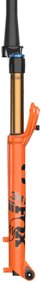 Load image into Gallery viewer, FOX 34 Factory Suspension Fork - 29" 130 mm 15 x 110 mm Kabolt 44mm Offset GRIP X Damper Shiny Orange
