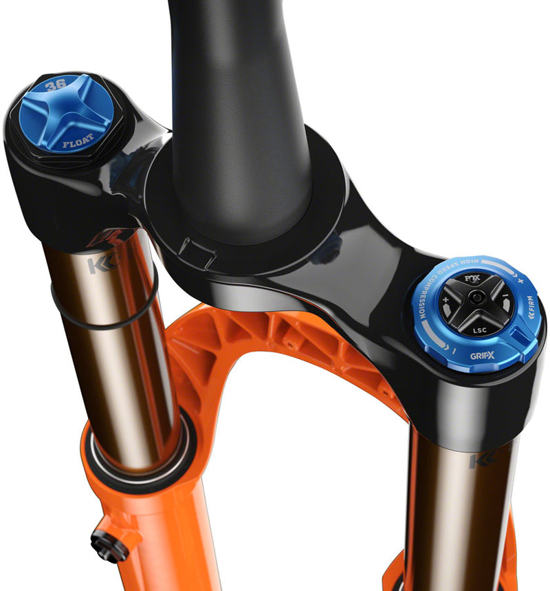 Load image into Gallery viewer, FOX 36 Factory Suspension Fork - 29" 160 mm 15 x 110 mm Kabolt-X 44mm Offset GRIP X Damper 58HT Shiny Orange
