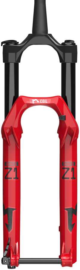 Load image into Gallery viewer, Marzocchi Bomber Z1 Coil Suspension Fork - 29" 160 mm 15QR x 110 44mm Offset RAIL Sweep-Adjust Gloss Red
