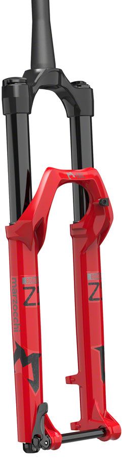 Load image into Gallery viewer, Marzocchi Bomber Z1 Coil Suspension Fork - 29" 160 mm 15QR x 110 44mm Offset RAIL Sweep-Adjust Gloss Red
