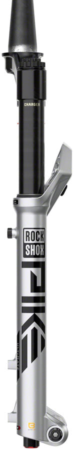 Load image into Gallery viewer, RockShox Pike Ultimate Charger 3.1 RC2 Suspension Fork - 27.5" 140 mm 15 x 110 mm 44 mm Offset Silver C2
