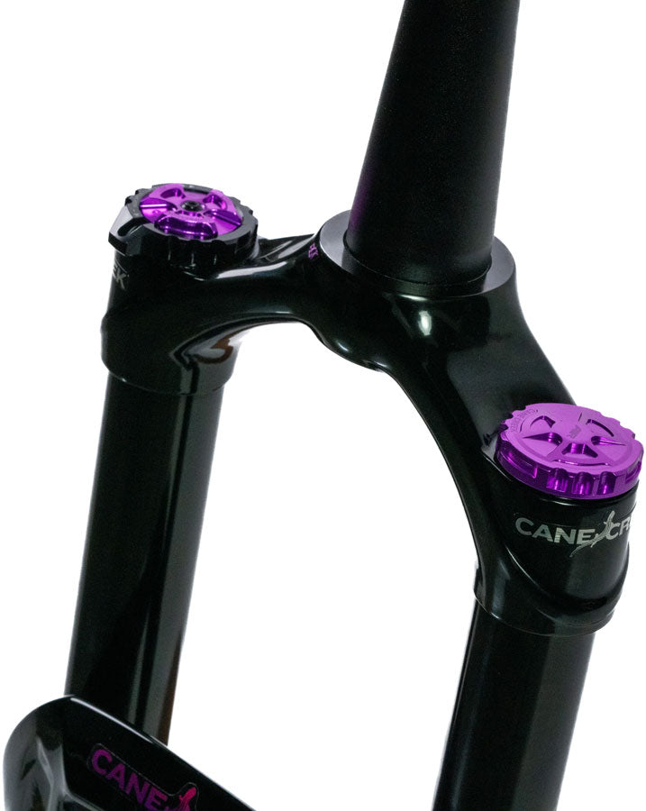 Load image into Gallery viewer, Cane Creek Helm MKII Air 29 Suspension Fork - 29" 160 mm 15 x 110 mm 44 mm Offset Gloss BLK/Purple
