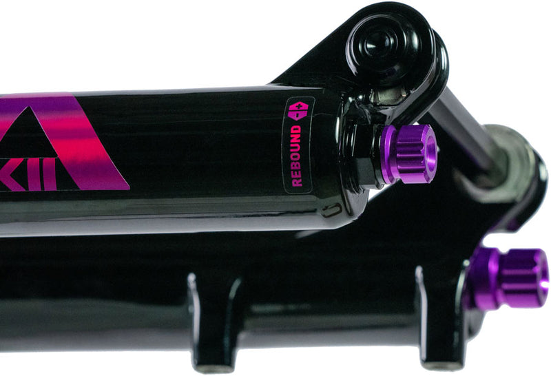 Load image into Gallery viewer, Cane Creek Helm MKII Air 29 Suspension Fork - 29" 160 mm 15 x 110 mm 44 mm Offset Gloss BLK/Purple

