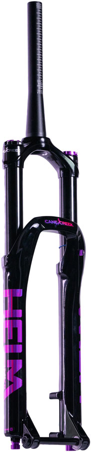 Load image into Gallery viewer, Cane Creek Helm MKII Air 29 Suspension Fork - 29" 160 mm 15 x 110 mm 44 mm Offset Gloss BLK/Purple
