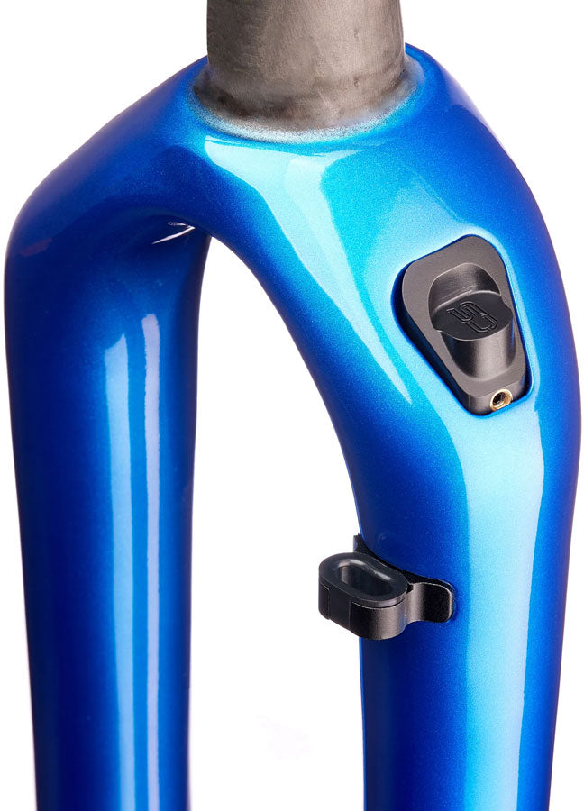 Load image into Gallery viewer, Cane Creek Invert CS 30th Anniversary Gravel Suspension Fork - 700c 40 mm 12 x 100 mm 45 mm Offset Climb Switch Blue
