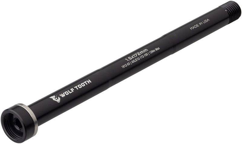 Load image into Gallery viewer, Wolf Tooth Rear Thru Axle - M12 1.5 x 172mm Black
