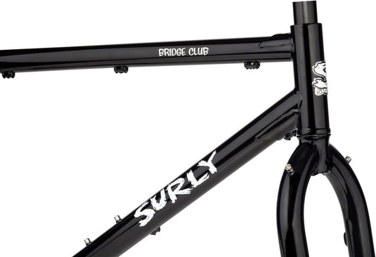 Surly Bridge Club Frameset - 27.5" Steel Trevor's Closet Black X-Large