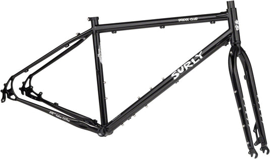 Surly Bridge Club Frameset - 27.5" Steel Trevor's Closet Black Medium
