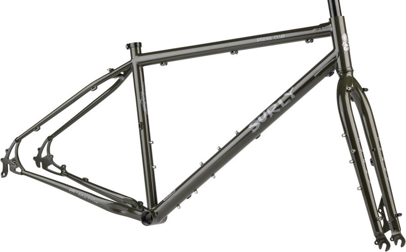 Load image into Gallery viewer, Surly Bridge Club Frameset - 27.5"/700c Steel Majestic Moss Large
