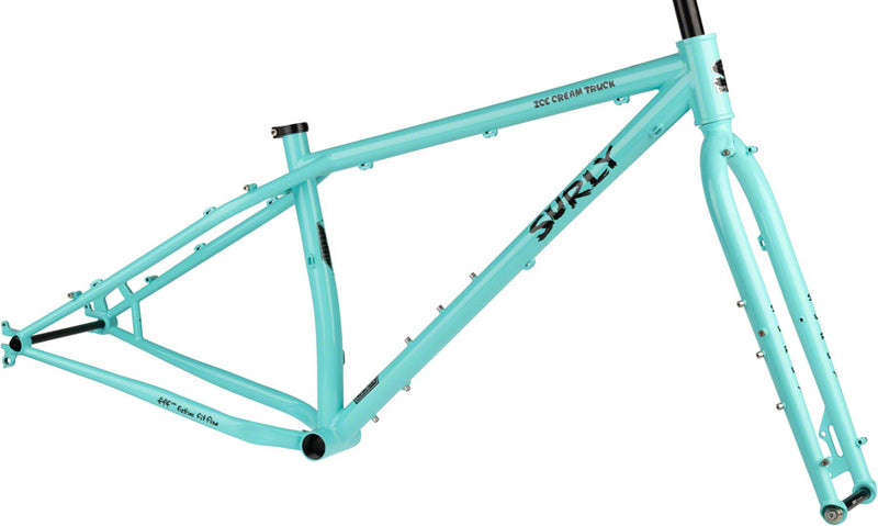 Load image into Gallery viewer, Surly Ice Cream Truck Fat Bike Frameset - 26" Steel Safety Mask Blue Small
