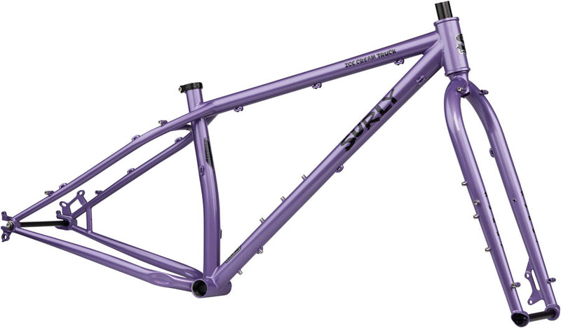 Load image into Gallery viewer, Surly Ice Cream Truck Frameset - 26" Steel Taro Milk Tea Medium
