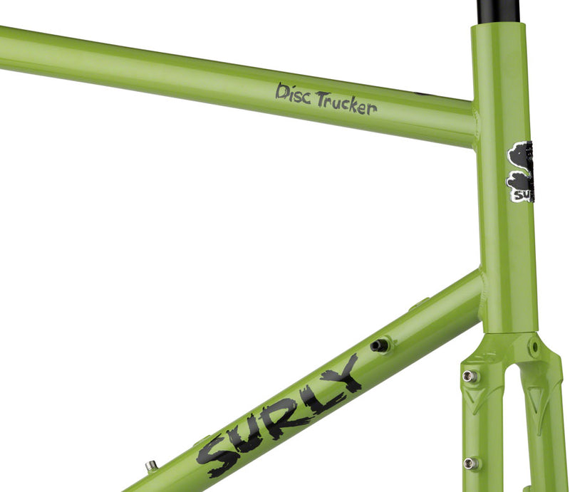 Load image into Gallery viewer, Surly Disc Trucker Frameset - 700c Steel Pea Lime Soup 56cm
