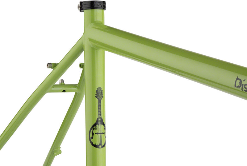 Load image into Gallery viewer, Surly Disc Trucker Frameset - 700c Steel Pea Lime Soup 58cm
