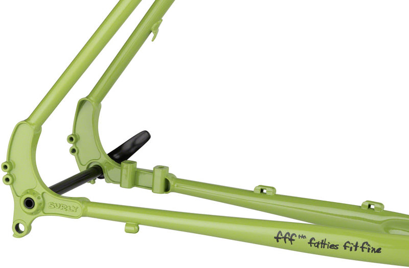 Load image into Gallery viewer, Surly Disc Trucker Frameset - 700c Steel Pea Lime Soup 56cm
