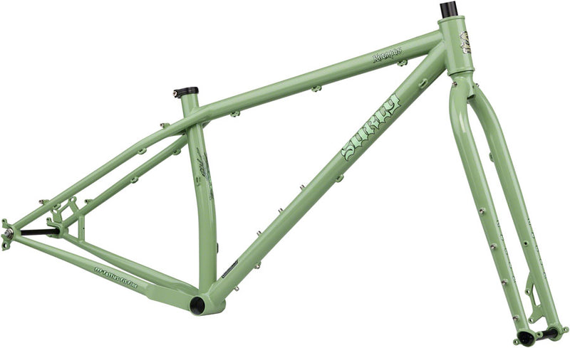 Load image into Gallery viewer, Surly Krampus Frameset - 29" Steel Sage Green Small
