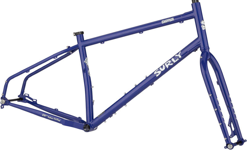 Load image into Gallery viewer, Surly  Grappler Frameset - 27.5 Steel Subterranean Homesick Blue Small
