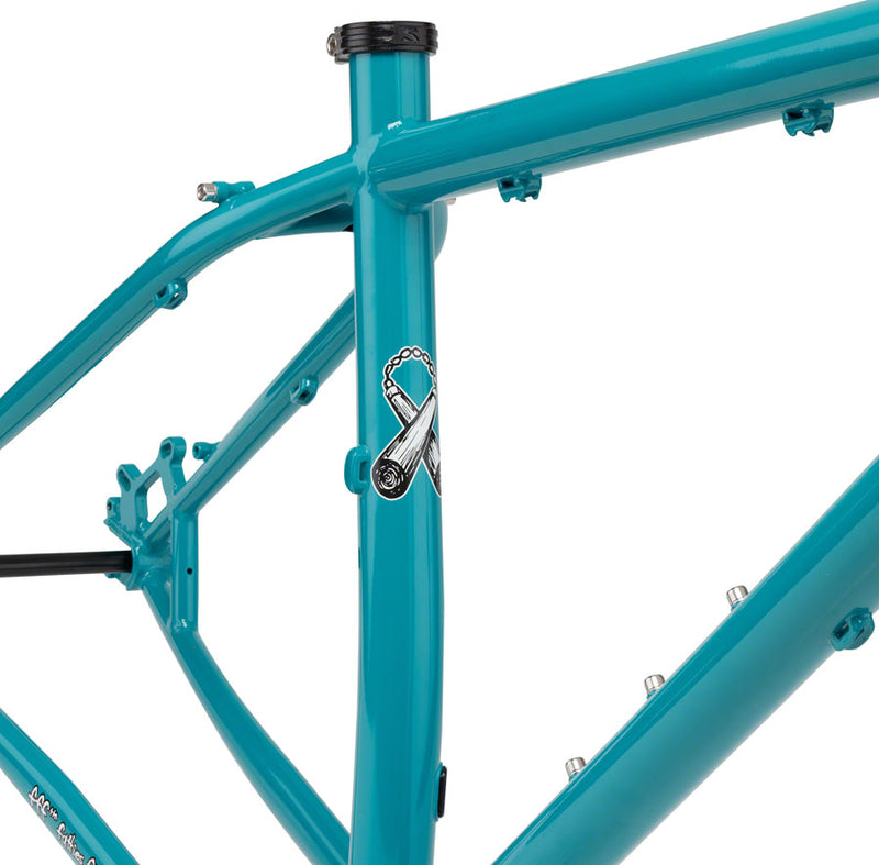 Load image into Gallery viewer, Surly Karate Monkey Frameset - 27.5" Steel Lost at Sea Blue Small
