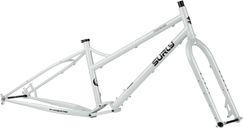 Load image into Gallery viewer, Surly Moonlander Fat Tire Bike Frameset - 24" Steel Lunar Dust Gray Large
