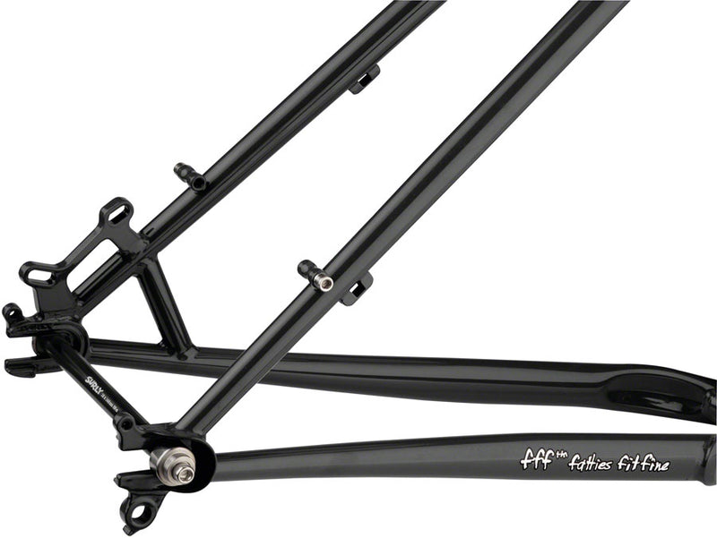 Load image into Gallery viewer, Surly Karate Monkey Frameset - 27.5" Steel Hi-Viz Black Small
