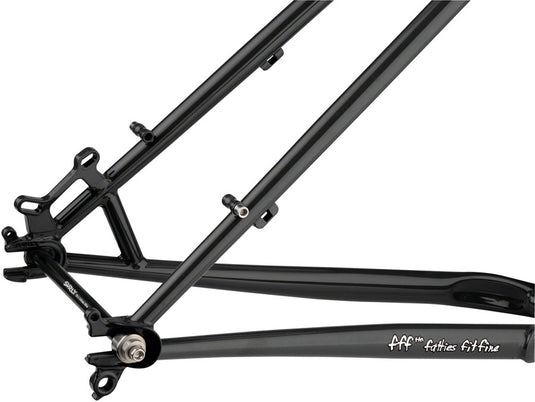 Surly Karate Monkey Frameset - 27.5" Steel Hi-Viz Black X-Large