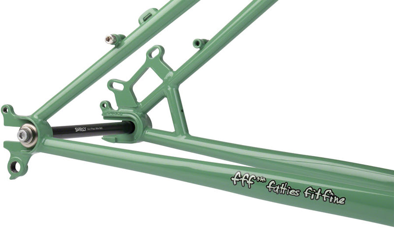 Load image into Gallery viewer, Surly Wednesday Fat Bike Frameset - 26" Steel Shangri-La Green Medium
