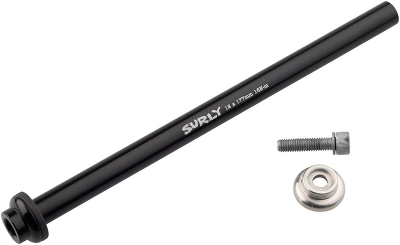 Load image into Gallery viewer, Surly Rear Thru-Axle - 12x177 mm Chromoly Black
