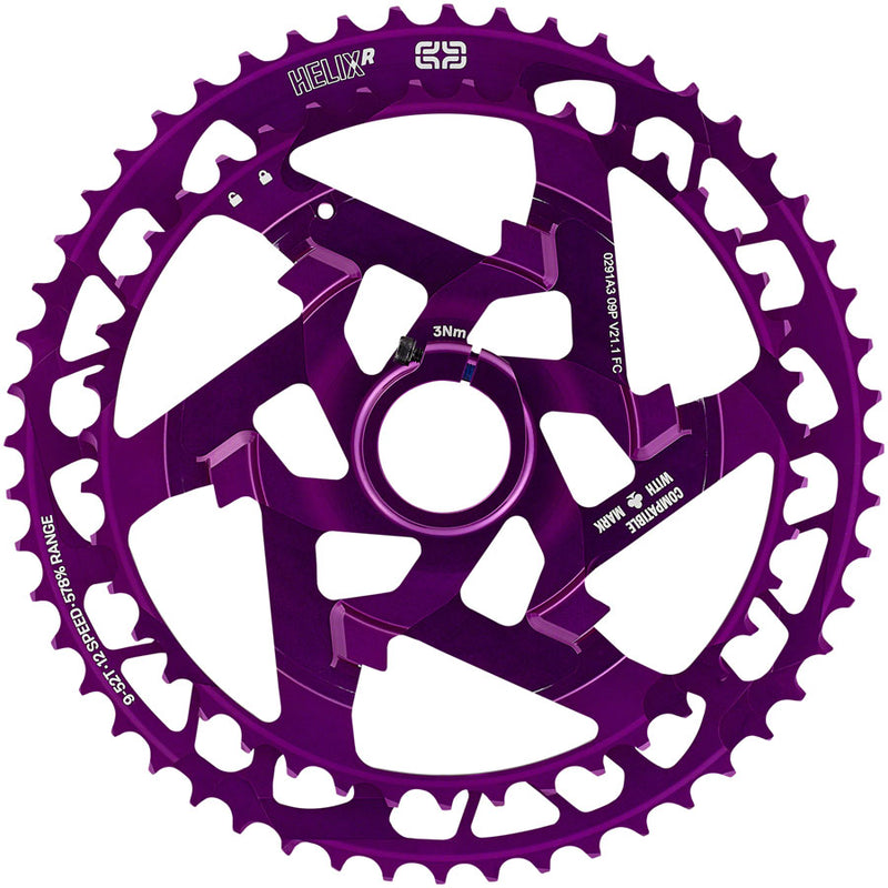 Load image into Gallery viewer, e*thirteen Helix Race Cassette - 12-Speed 9-52t Eggplant
