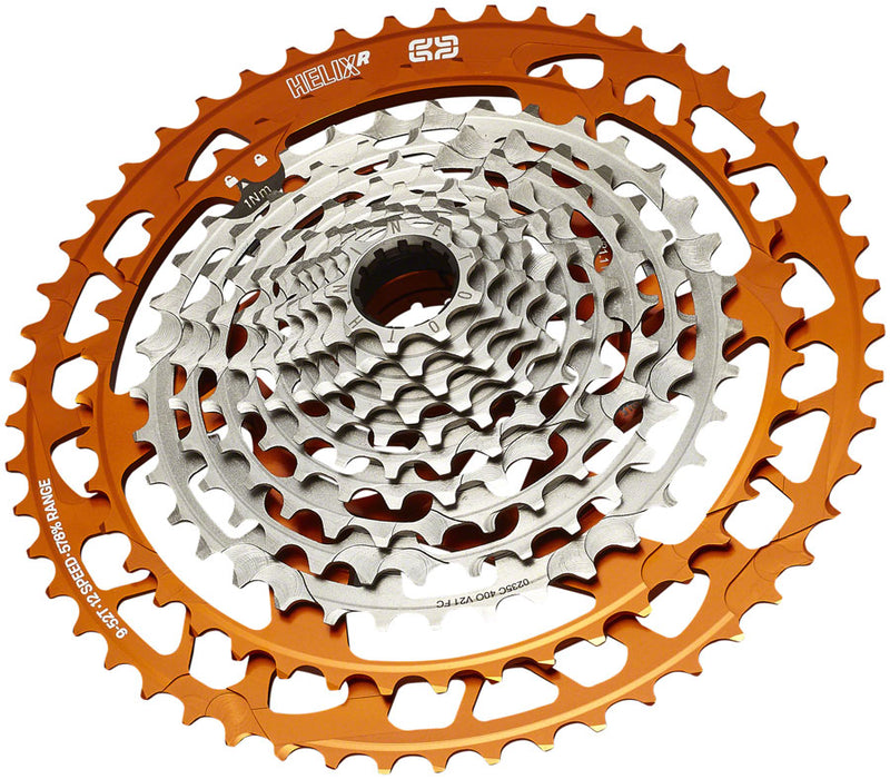 Load image into Gallery viewer, e*thirteen Helix Race Cassette - 12-Speed 9-52t Naranja
