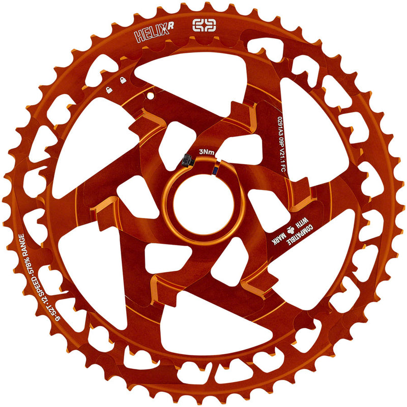 Load image into Gallery viewer, e*thirteen Helix Race Cassette - 12-Speed 9-52t Naranja
