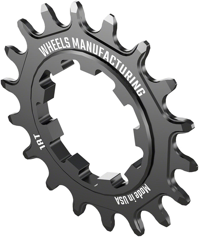 Load image into Gallery viewer, Wheels Manufacturing SOLO-SPEED Cog - 18t Fits SOLO-SPLINE SOLO-XD kits BLK
