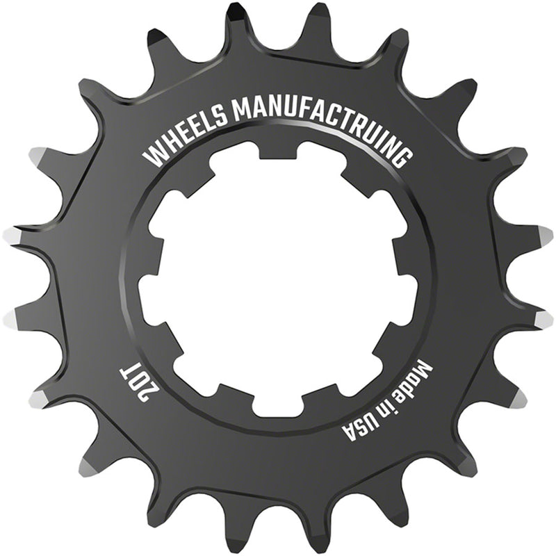 Load image into Gallery viewer, Wheels Manufacturing SOLO-SPEED Cog - 20t Fits SOLO-SPLINE SOLO-XD kits BLK
