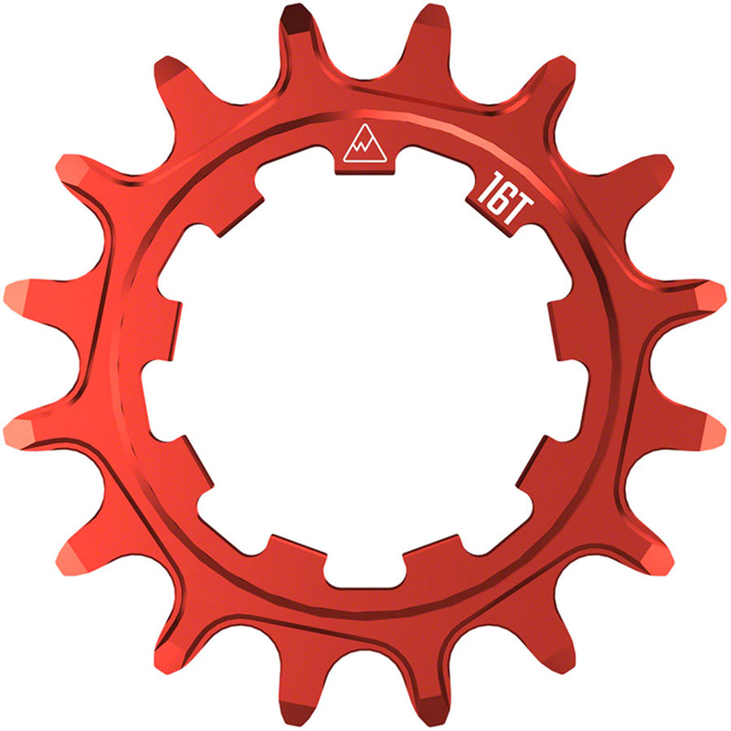 Load image into Gallery viewer, Wheels Manufacturing SOLO-SPEED Cog - 16t Fits SOLO-SPLINE SOLO-XD kits Red
