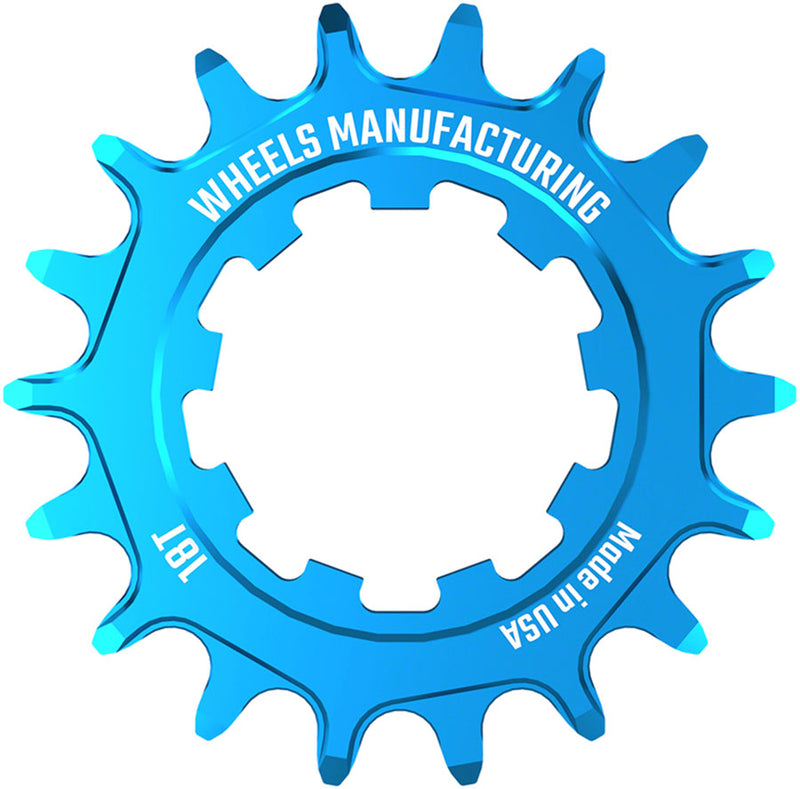 Load image into Gallery viewer, Wheels Manufacturing SOLO-SPEED Cog - 18t Fits SOLO-SPLINE SOLO-XD kits Teal
