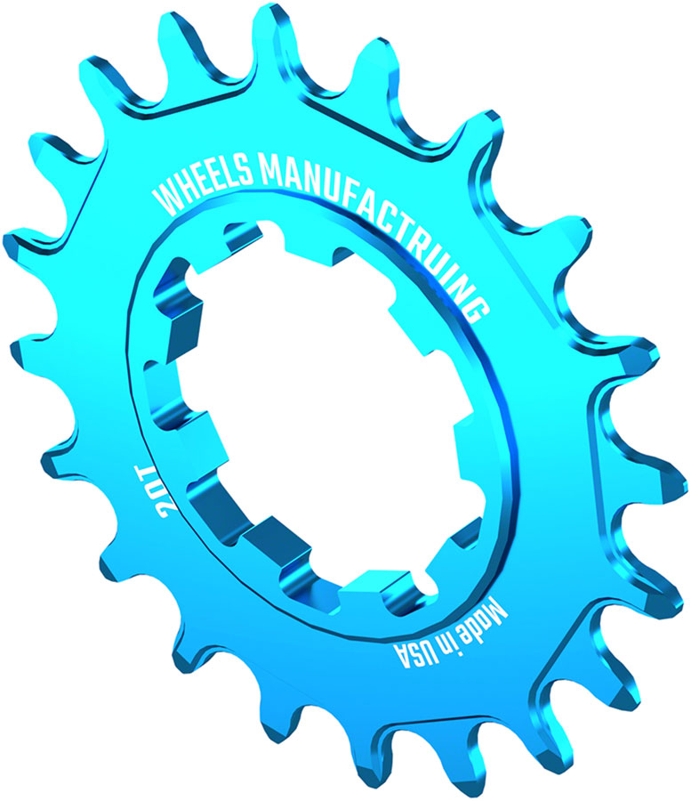 Load image into Gallery viewer, Wheels Manufacturing SOLO-SPEED Cog - 20t Fits SOLO-SPLINE SOLO-XD kits Teal

