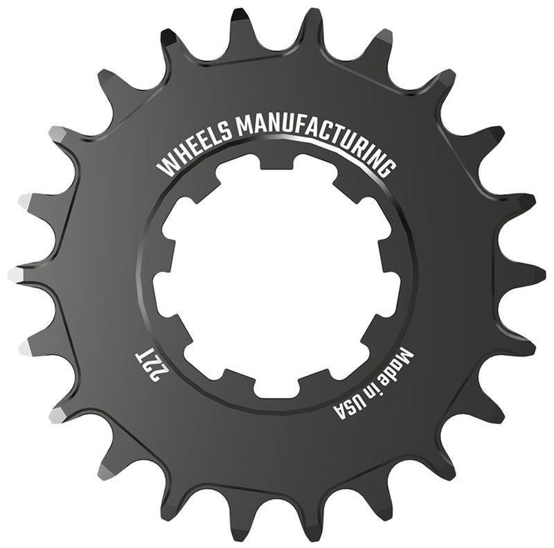 Load image into Gallery viewer, Wheels Manufacturing SOLO-SPEED Cog - 22t Fits SOLO-SPLINE SOLO-XD kits BLK
