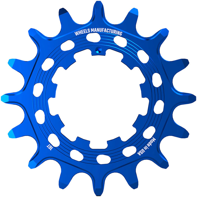 Load image into Gallery viewer, Wheels Manufacturing SOLO HG Cog - 16t Fits SOLO-HG Kits Blue
