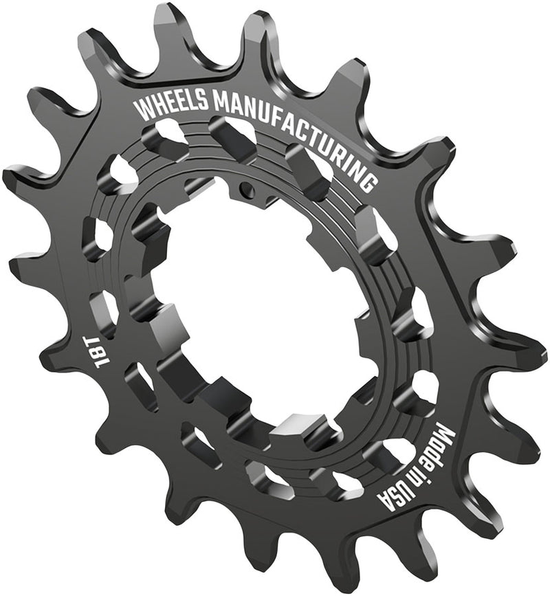 Load image into Gallery viewer, Wheels Manufacturing SOLO HG Cog - 18t Fits SOLO-HG Kits Black
